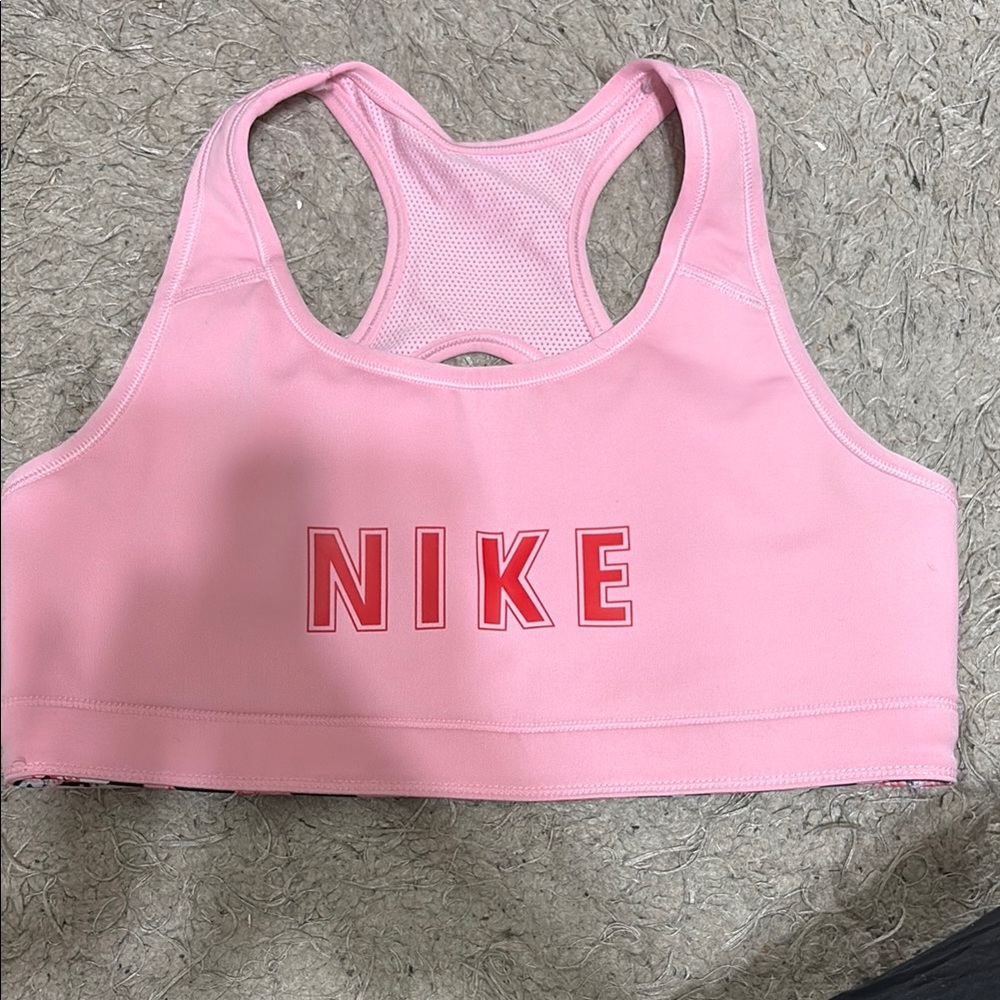 Nike Pink Athletic Bra double side